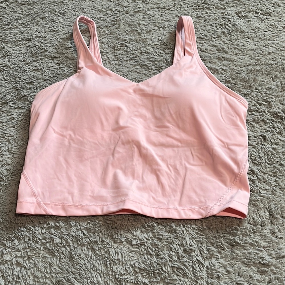 Size small pink tank